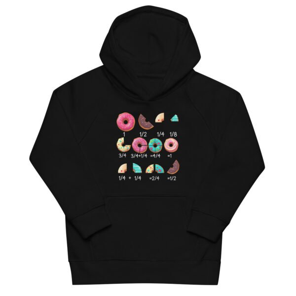 Math Donut Fraction Back to School Teacher Gifts Hoodie