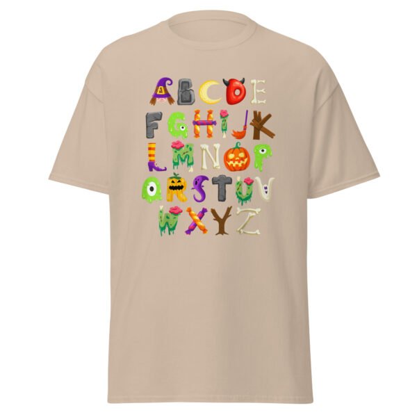 ABCs Learning Kindergarten Teacher Funny Halloween Alphabet T-Shirt