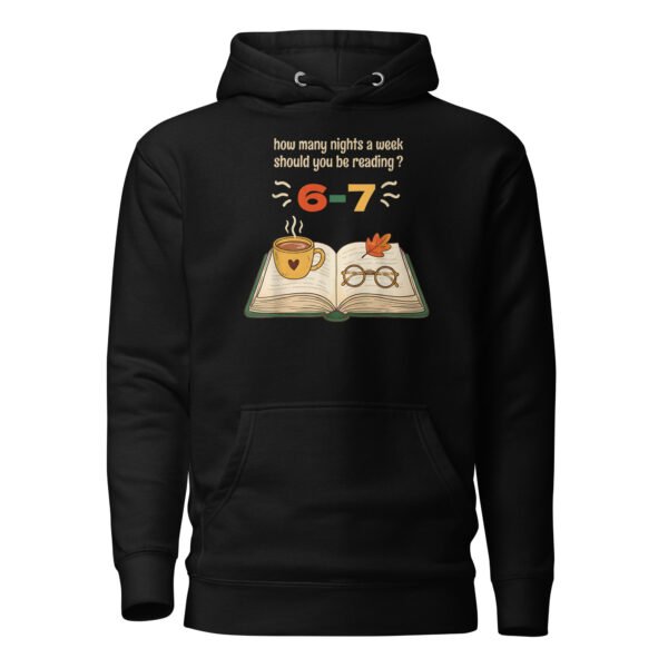Read 6–7 Nights Funny Reading Lover's Cozy Hoodie