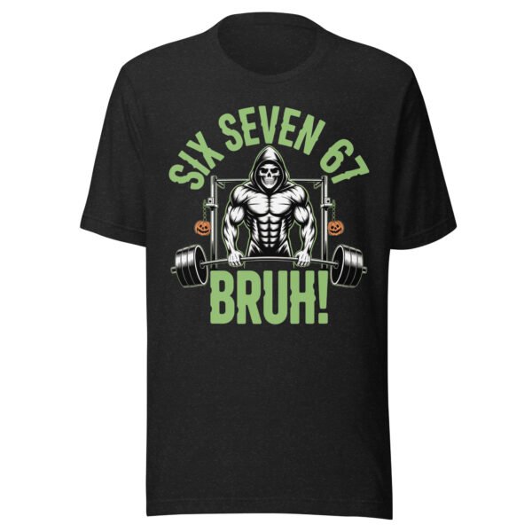 Gym Halloween Fitness Skull Lifting Six Seven Bruh 67